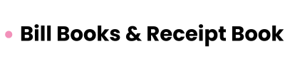 Bill Books & Receipt Books (8)